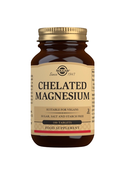 Solgar - Chelated Magnesium 100mg (100 Tabs)